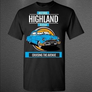 Historic Highland Ave. T-Shirt 🚙